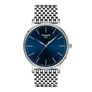 Tissot Everytime 40mm T143.410.11.041.00 - bracciale e cassa acciaio - quadrante blu